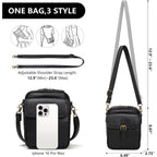 Small Crossbody Bags For Women Vegan Leather Messenger Purses, Vintage Wallet Anti Theft Shoulder Handbags With Card Slots