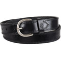 Dickies Women's Casual Leather Jean Workwear Belt With Round Harness Buckle