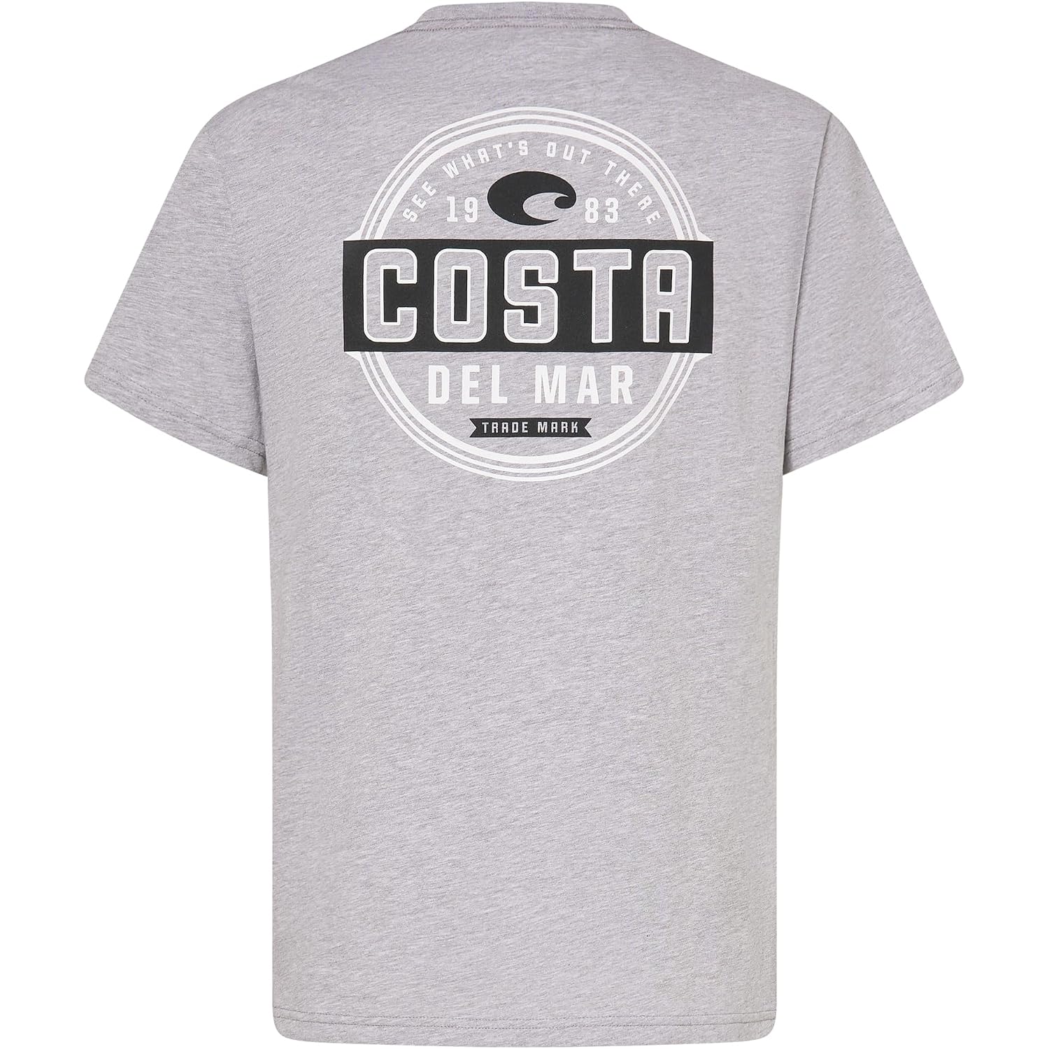 Costa Del Mar Unisex-Adult Prado Tee Heather Gray