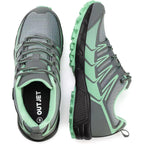 Women'S Waterproof Hiking Shoes Lightweight Non-Slip Trails Walking Shoes Outdoor Sneakers