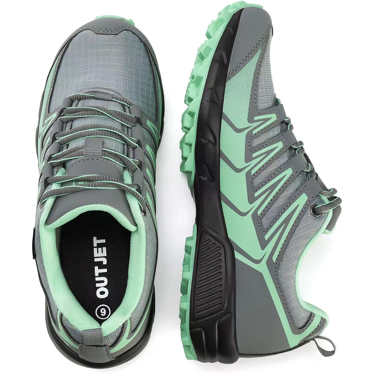 Women'S Waterproof Hiking Shoes Lightweight Non-Slip Trails Walking Shoes Outdoor Sneakers