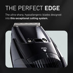 Panasonic Cordless Beard Trimmer for Men with Precision Dial, 19 Adjustable Length Settings, Rechargeable Battery, Washable - ER-GB42-K (Black)