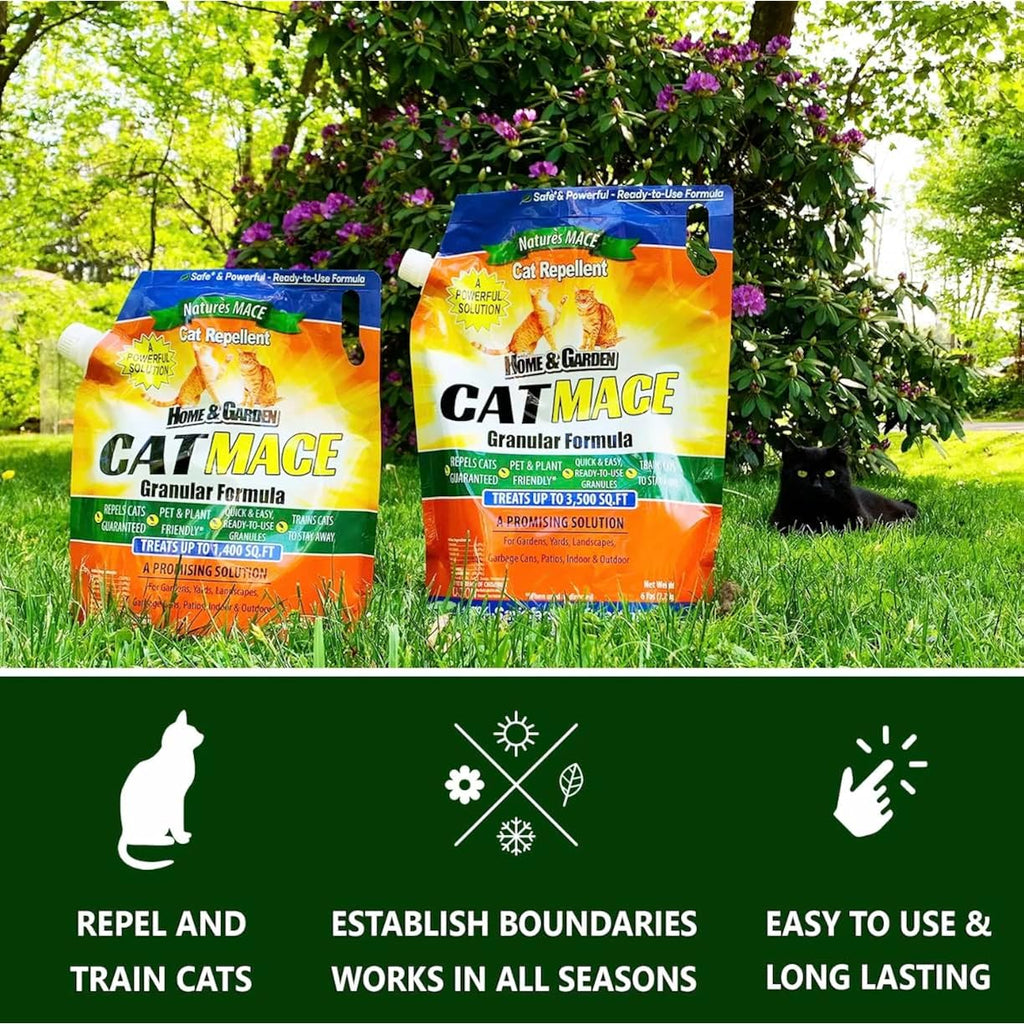 Nature'S Mace, Cat Mace, 2.5Lb Granular, Cat Repellent Outdoor To Keep Cats Away, Keep Cats Out Of Yard Permanently, With Consistent Use, For Garden, Plants, No-Dig, Stray Deterrent