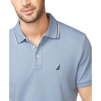 Nautica Men'S Classic Fit Short Sleeve Dual Tipped Collar Polo Shirt
