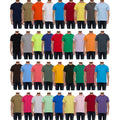 36 Pack Men'S Cotton Short Sleeve T-Shirts Lightweight Bulk Crew Tees In Mixed Bright Colors