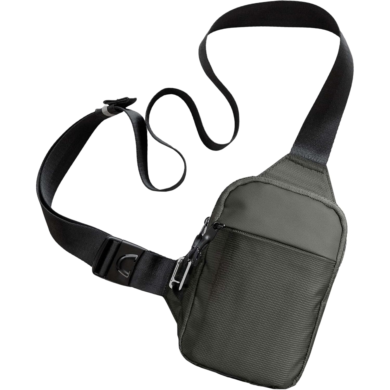 Travel Sling Bag For Men & Women - Small Water Resistant Crossbody Multipocket Chest Bag With Anti-Theft