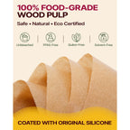 Katbite Unbleached Parchment Paper Roll, 15In X 242Ft, 300 Sq.Ft, Non-Stick With Serrated Cutter For Baking, Cooking, Air Fryer