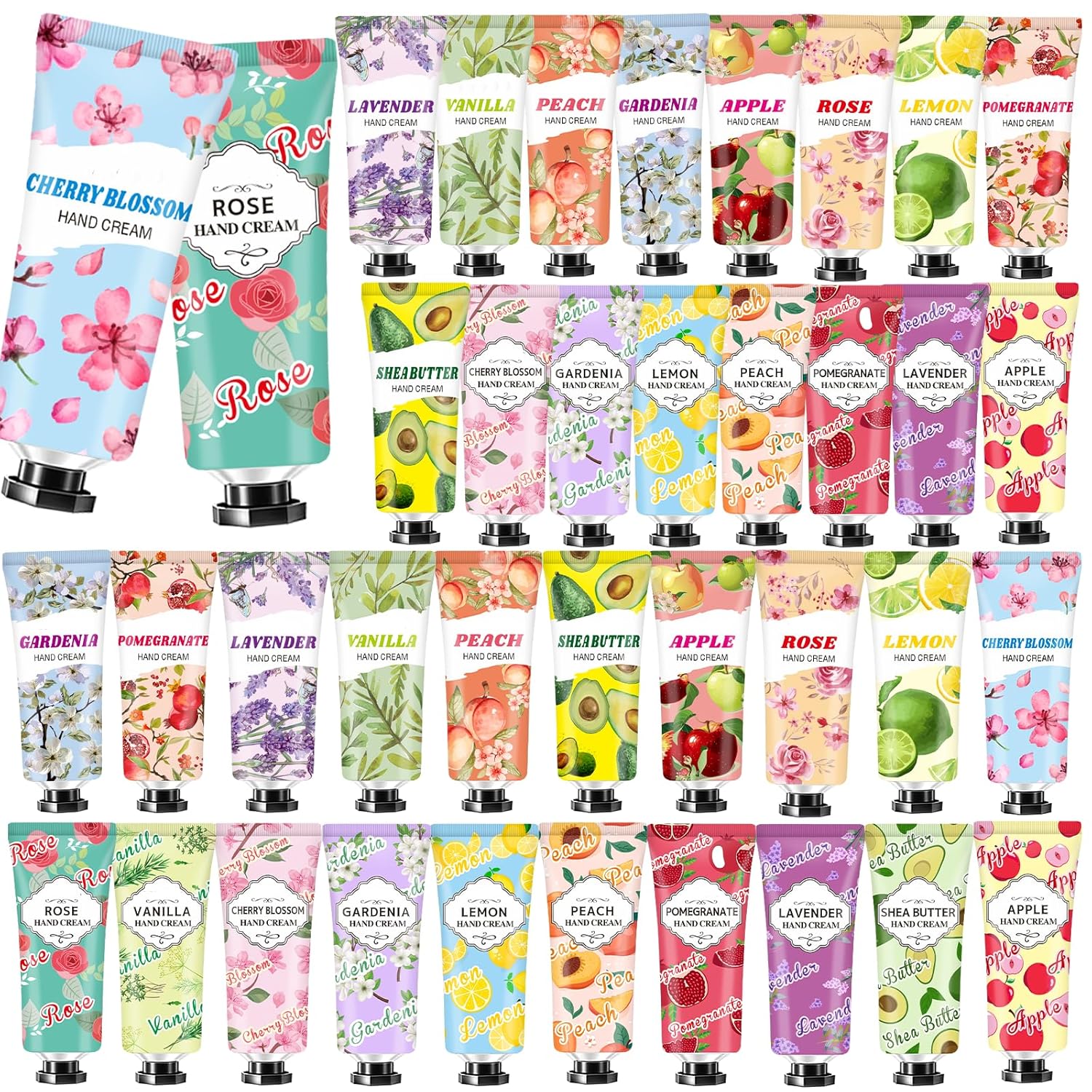 38 Pack Hand Cream Bulk Gifts,Easter Basket Stuffers,Mothers Day Gifts for Mom,Teacher Appreciation Gifts,Nurse Week Gifts for Women,Birthday Gifts for Teen Girls Hand Lotion for Dry Cracked Hands