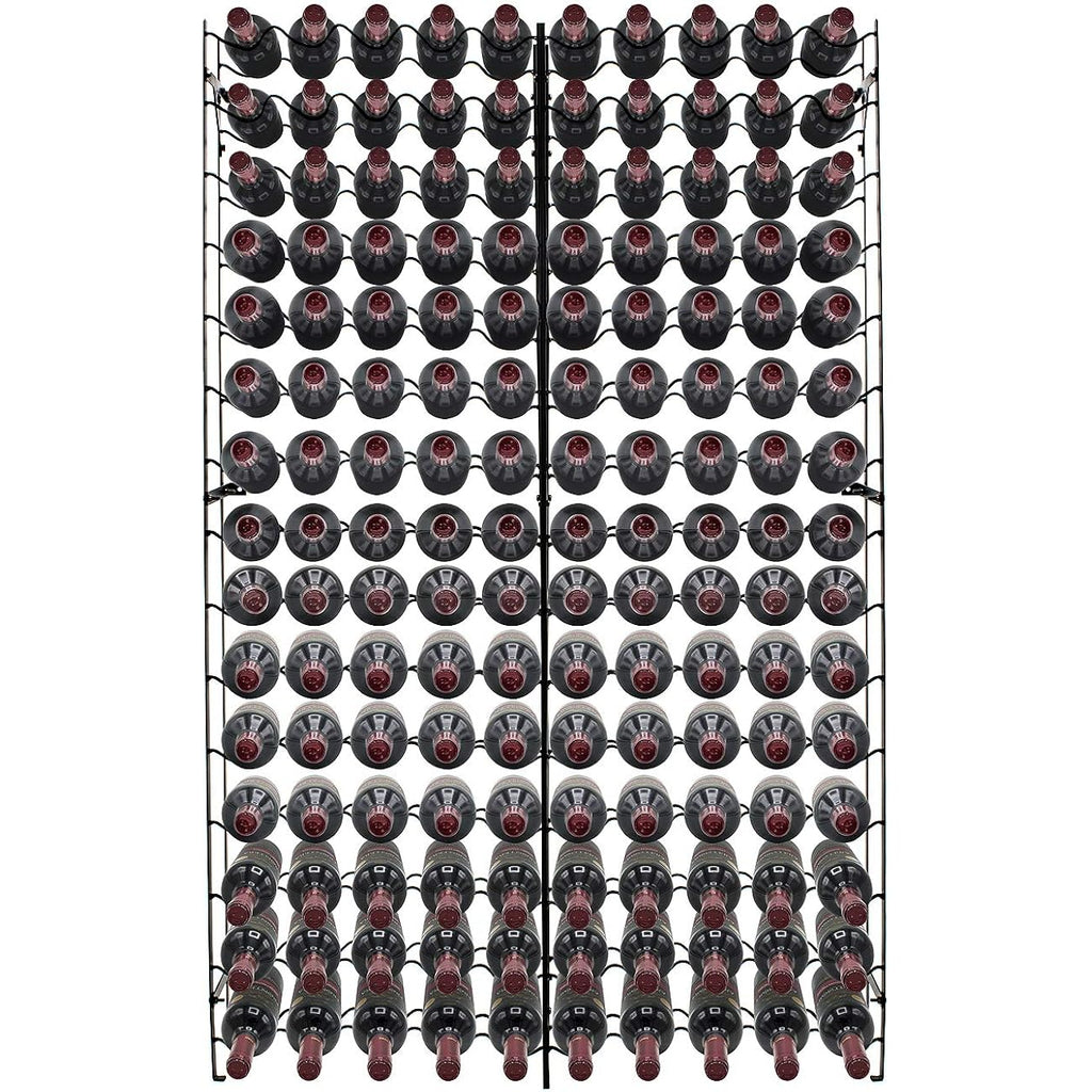 Sorbus Wine Rack Freestanding Floor - Wine Bottle Holder Holds 150 Bottles Of Wine - 150 Bottle Capacity Wine Storage For Any Bar, Wine Cellar, Kitchen, Dining Room