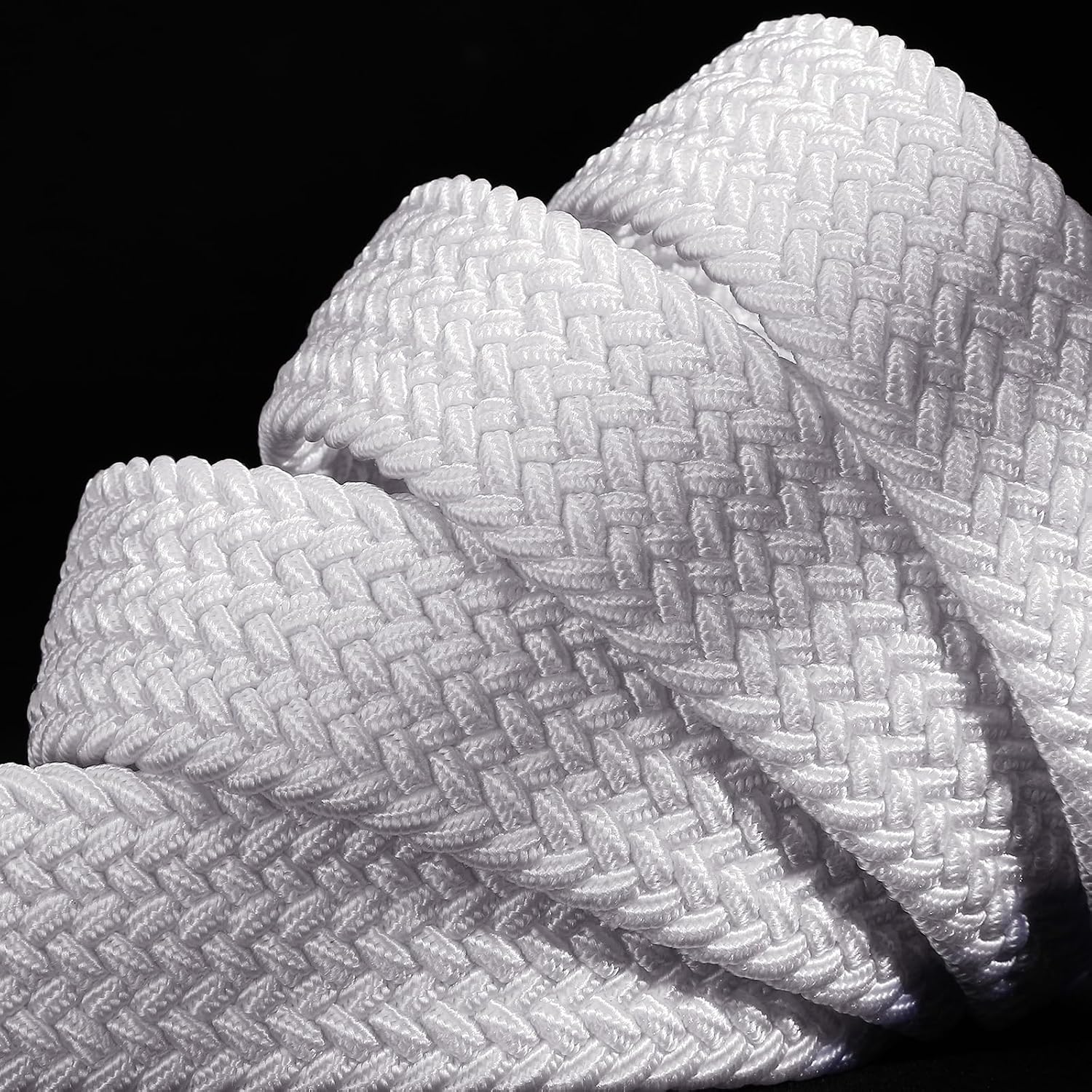 Men'S Belt Braided Stretch Belt For Men Golf Pants Casual Shorts Jeans