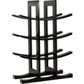 Oceanstar Wr1132 12-Bottle Bamboo Wine Rack, Dark Espresso