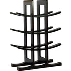 Oceanstar Wr1132 12-Bottle Bamboo Wine Rack, Dark Espresso