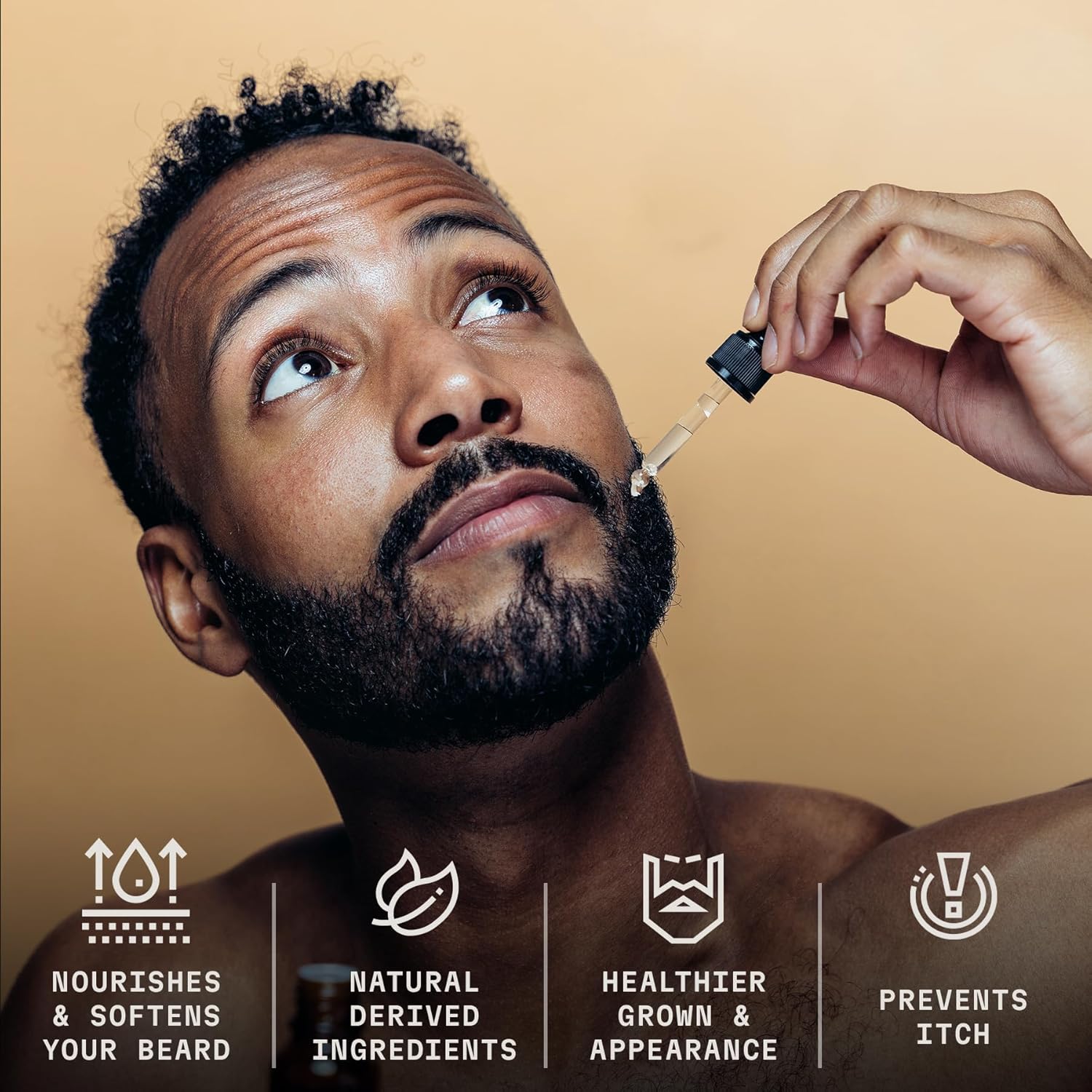 Striking Viking Vanilla Beard Oil for Men - Naturally Derived Conditioner with Argan & Jojoba Oils for Softening, Moisturizing and Growth (2 Oz)