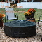 Solo Stove Surround Shelter Small | Protective Cover For Fire Pit Surround Table, Weather-Resistant, Solution Dyed Acrylic/ Pvc Backing/ Aluminum Support Stays, Dims (Hxdia): 20.8 X 42.5 In, Black
