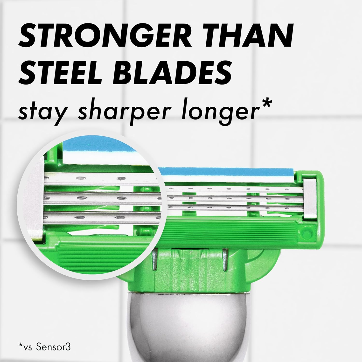 Gillette Mach3 Sensitive Shaving Razor for Men, 1 Handle and 5 Blade Refills, for Sensitive Skin