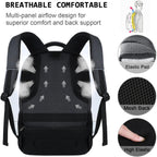 Laptop Backpack,Business Travel Anti Theft Slim College Backpack | Water Resistant Durable Computer Bag Gift For Women & Men Fits 15.6 Inch Laptop And Notebook - Black