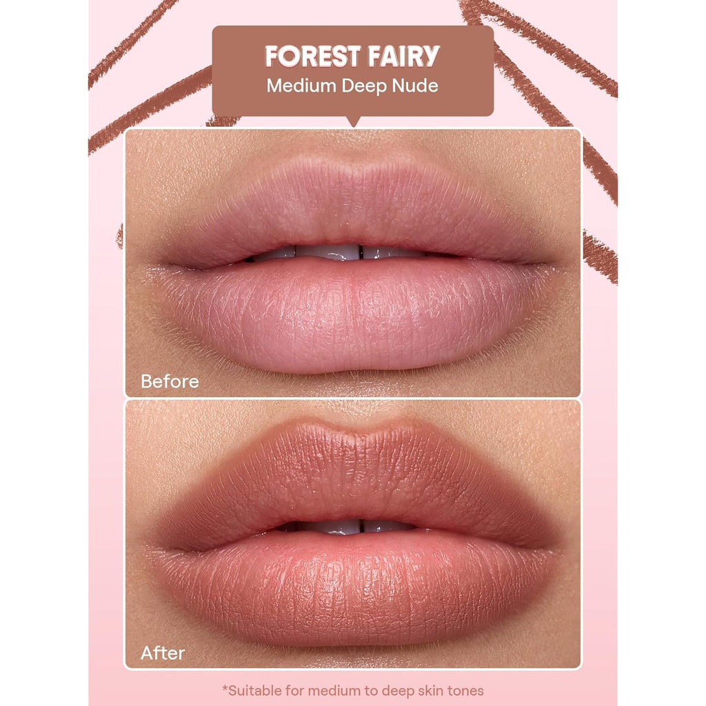 SHEGLAM Cloudline Blur Lip Liner Long Lasting,Vegan & Cruelty-Free Lip Stain-Forest Fairy