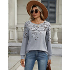 Long Sleeve Shirts for Women Casual Fall Fashion Crewneck Pleated Tunic Tops Work Outfit Blouse