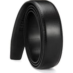 Chaoren Ratchet Belt Replacement Strap 1 3/8”, Leather Belt Strap For 40Mm Slide Click Buckle