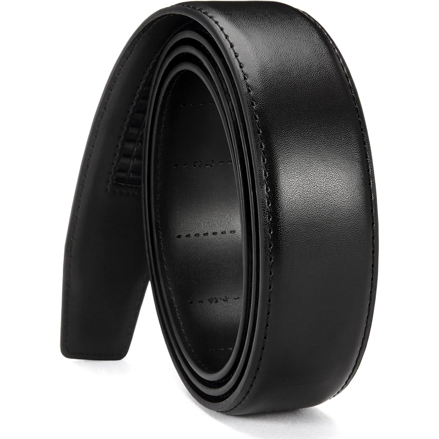 Chaoren Ratchet Belt Replacement Strap 1 3/8”, Leather Belt Strap For 40Mm Slide Click Buckle