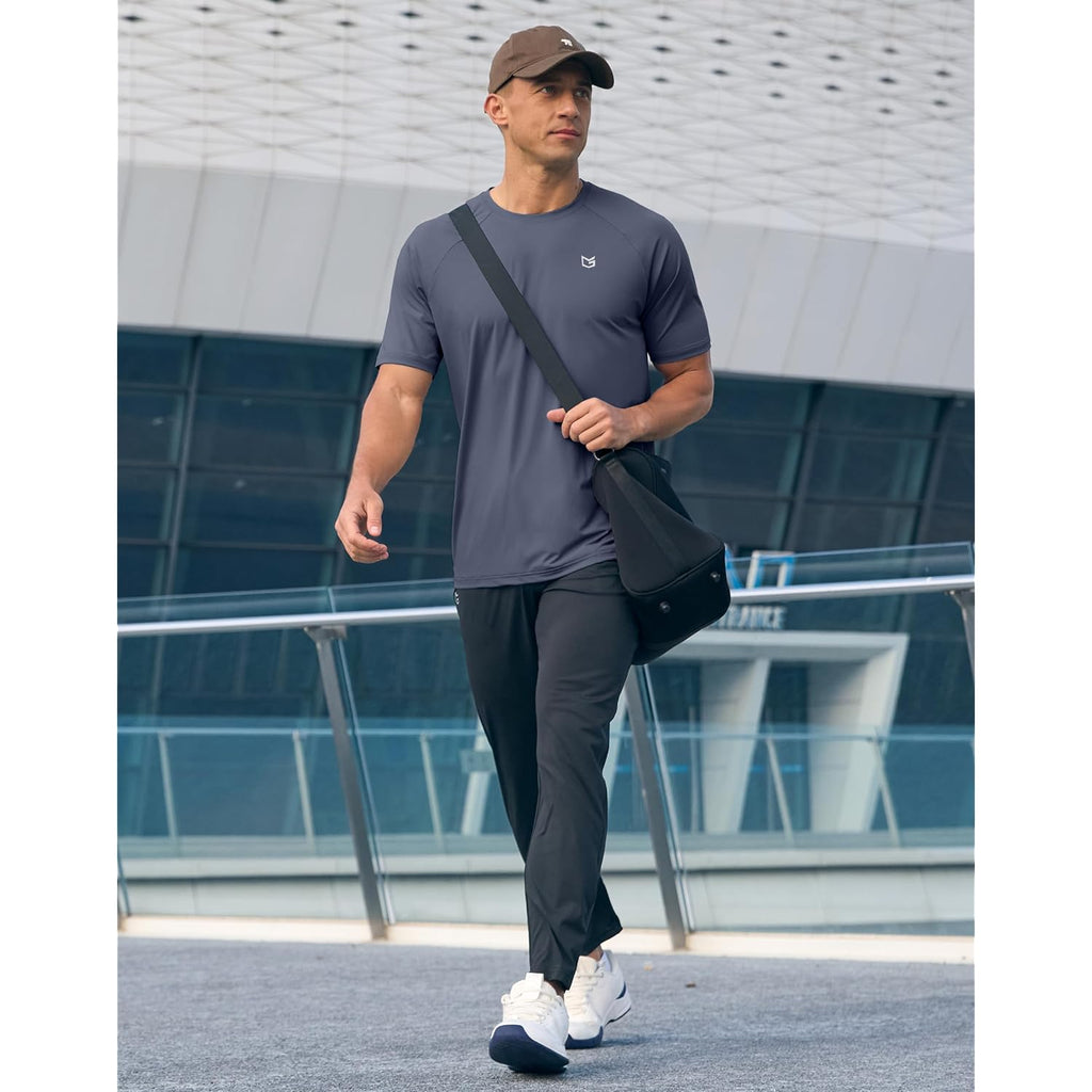 G Gradual Men'S Athletic Workout T-Shirts Moisture Wicking Cooling Running Shirts Short Sleeve Performance Tee For Gym Tennis