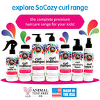 Socozy Curl Conditioner | For Kids Hair | Softens, Restores Bounce And Shine | No Parabens, Sulfates, Synthetic Colors Or Dyes, Sweet-Crème, 10.5 Fl Oz