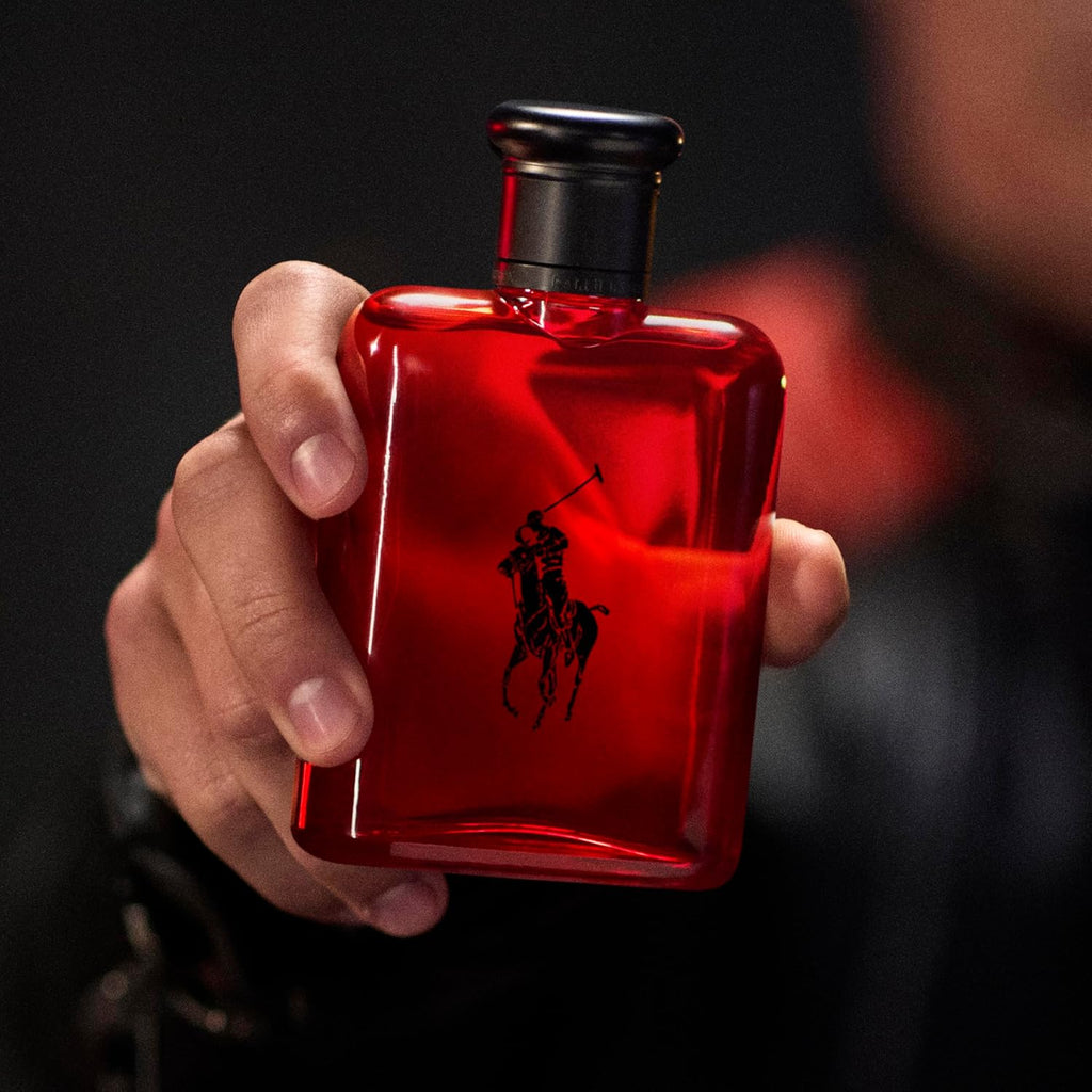 RALPH LAUREN FRAGRANCES - Polo Red - Eau de Toilette - Men's Cologne - Woody & Spicy - With Grapefruit, Saffron, and Redwood - Medium Intensity