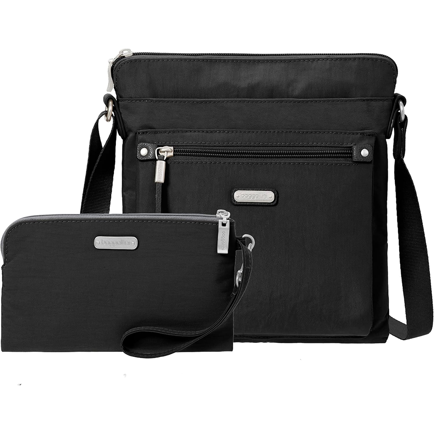 Baggallini Womens Go Bagg With Rfid Phone Wristlet