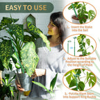 Telescoping Plant Stakes,3Pcs 17.9In To 42.3In Adjustable Monstera Plant Support Orchid Sticks With Clips, Plant Sticks Support Tall For Monstera,Orchids,Tomatoes,Vines & Indoor Outdoor Plants