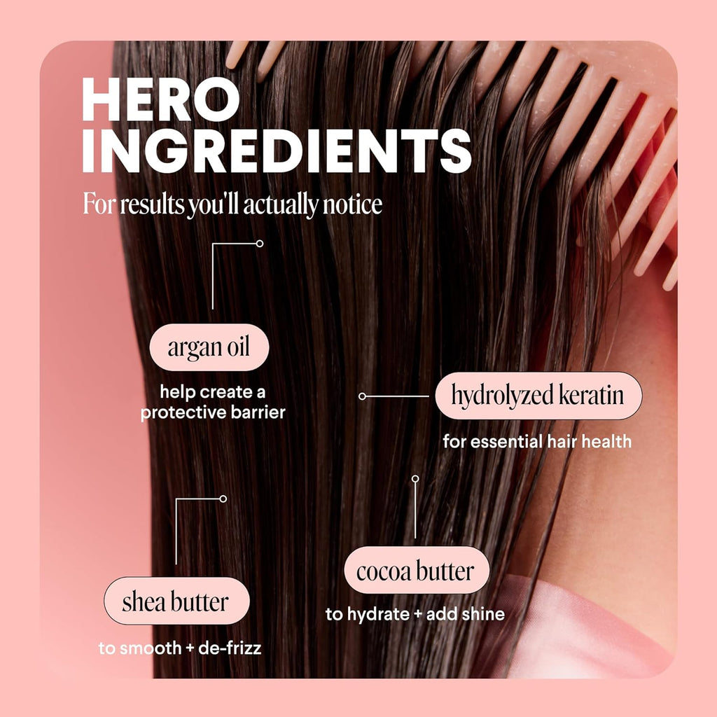 MONDAY HAIRCARE Repair Shampoo and Conditioner Set (2 Count) 12 oz For Dry to Damaged Hair Made with Keratin, Coconut Oil, Shea Butter, and Vitamin E
