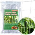Sukh Trellis Netting For Climbing Plants - 5 X 15 Ft Garden Net, 2 Pack | Polyester Plant Netting Support For Cucumbers & Tomato, Soft & Duarable, White Garden Nets For Vines, Vegetables & Fruits