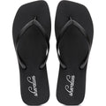 Shevalues Women'S Slim Square Toe Flip Flops Comfortable Summer Rubber Thong Sandals For Beach, Shower & Pool