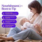 Mama'S Select Postpartum Hair Loss Vitamins – Reduce Shedding, Restore Thickness, Shine, & Strength – Supports Hormonal Balance, Cellular Renewal & Scalp Health – Treatment Is Safe For Breastfeeding