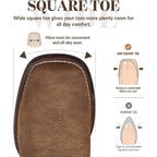 Shesole Cowboy Boots For Women Square Toe Western Boots Wide Calf Cowgirl Boots Pull On Fashion Embroidery For Country Concert Dancing Wedding Traveling Daily Outfits