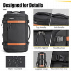 42L Carry On Travel Backpack With 4 Packing Cubes, Tsa Friendly | Flight Approved, Fits 17.3 Inch Laptop, Suitcase-Style Opening, Water-Resistant, Weekender Business Bag, Comfortable