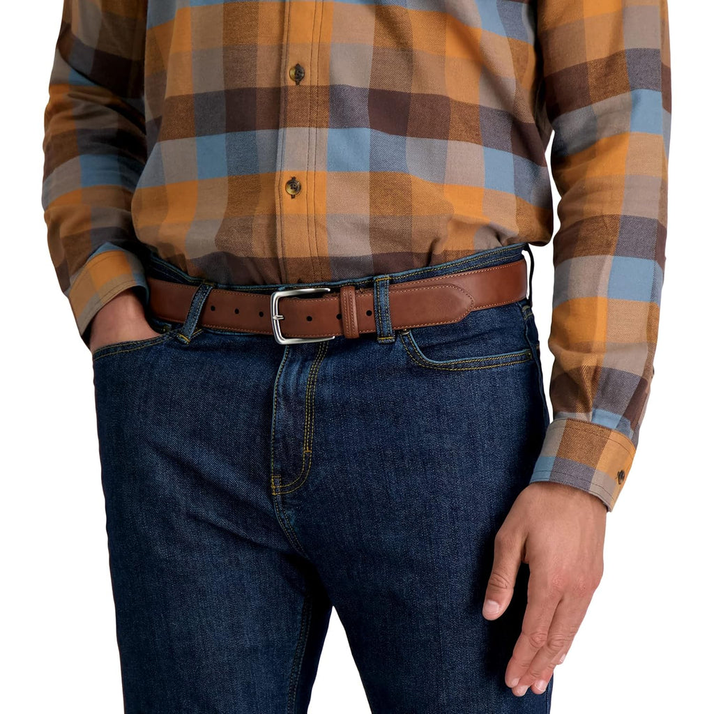 Columbia Men'S Casual Everyday Leather Belt – Jeans, Chinos And Daily Wear