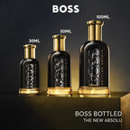 Hugo Boss Bottled Absolu Parfum Intense – Woody Men's Cologne – With Notes of Leather Accord, Patchouli & Cedarwood Essence – Long Lasting Fragrance