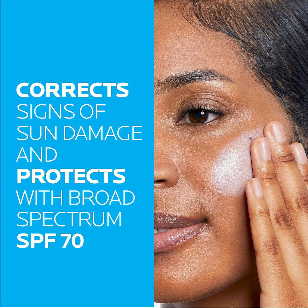 La Roche-Posay Anthelios Uv Correct Sunscreen Moisturizer Spf 70, Daily Anti-Aging Face Moisturizer With Niacinamide To Even Skin Tone & Fine Lines, Sun Protection For Sensitive Skin