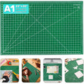 Self Healing Cutting Mat, 23" X 35", Large Double-Sided Rotary Cutting Mat For Sewing, Quilting, Scrapbooking, Fabric & Craft Cutting Board, (A1), Green