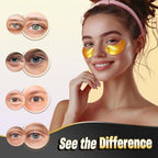 Nazano 24K Gold Under Eye Patches - 60 Pack Eye Masks For Puffy Eyes | For Dark Circles, Bags & Wrinkles With Collagen & Hyaluronic Acid - Eye Care Pads For Daily Skincare (Gold)