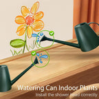60 Oz Watering Can For Indoor Plants, Small Plastic Watering Cans With Removable Nozzle, Long Spout Indoor Water Can For House Plants, Garden Flowers (1.8L, 0.5 Gal)
