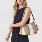 Sakroots Banyan Hobo – Shoulder Bag With Zipper Closure & Detachable Key Dangle. Lightweight Everyday Travel Hobo For Women