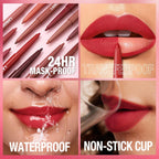 LANGMANNI 12 Colors Sculpting Matte Velvet Lip Liner Set,Smooth Creamy Texture,Waterproof And High Pigmented For Girls Daily Application Lip Makeup