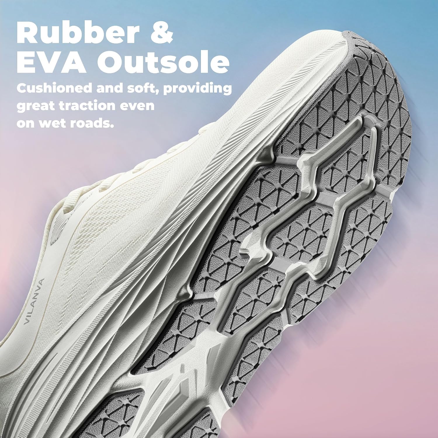Vilanva Women'S Comfortable Walking Shoes Cushion Running Tennis Shoes Non-Slip Workout Gym Athletic Breathable Trendy Fashion Sneakers