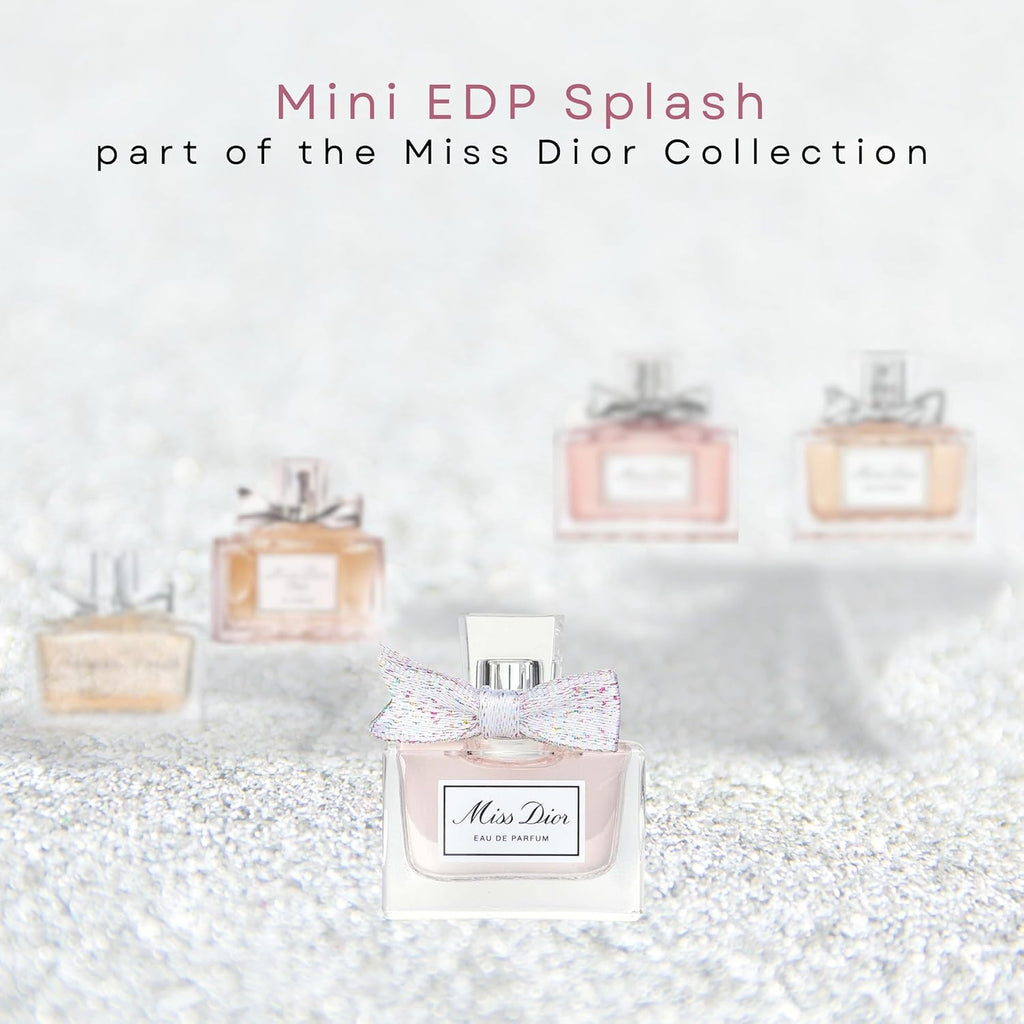 Miss Dior Eau de Parfum Mini Splash for Women, 0.17 Ounce