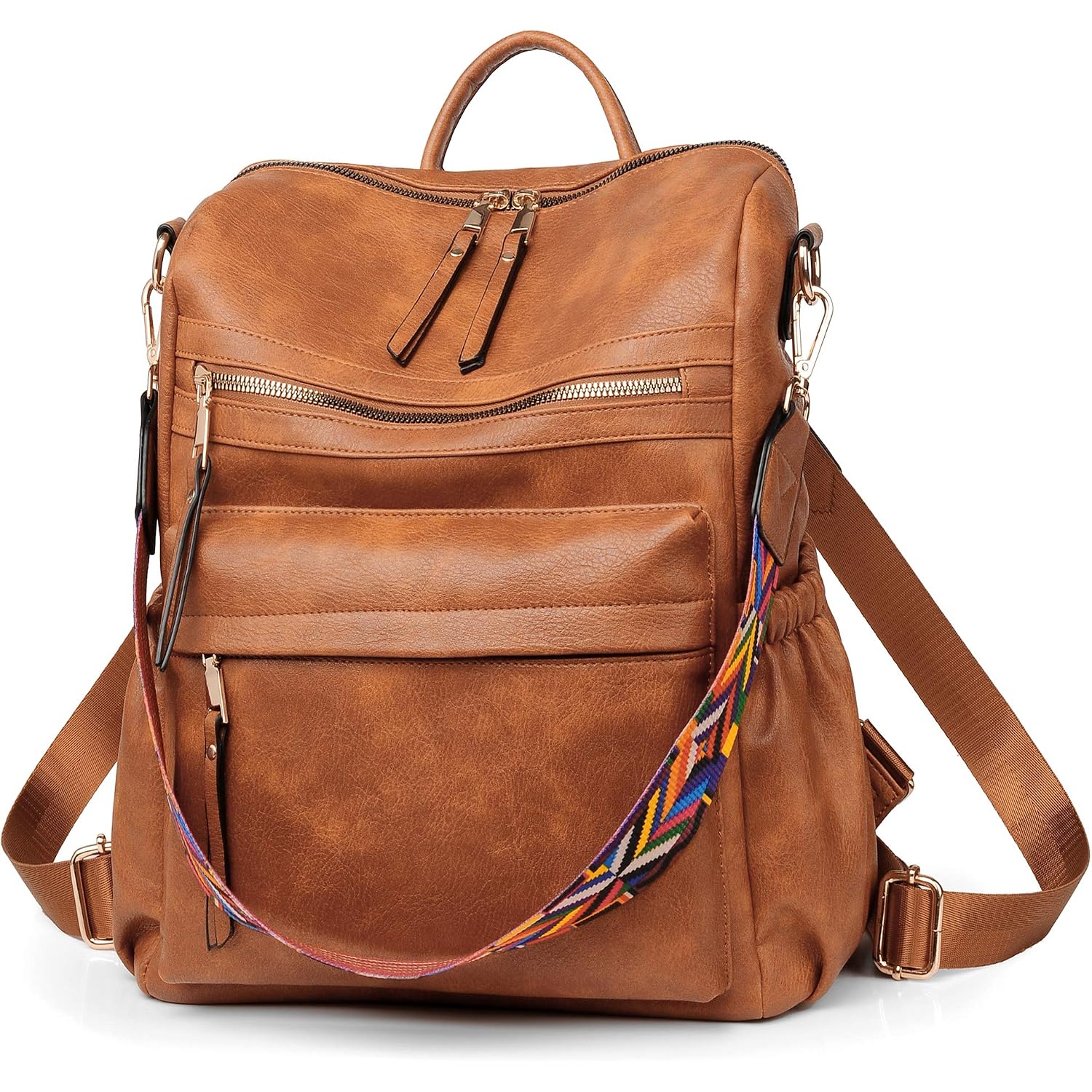Dora & Liz Womens Backpack Purse Leather Backpack Purse For Women Travel Fashion Backpack Designer Ladies Shoulder Bags