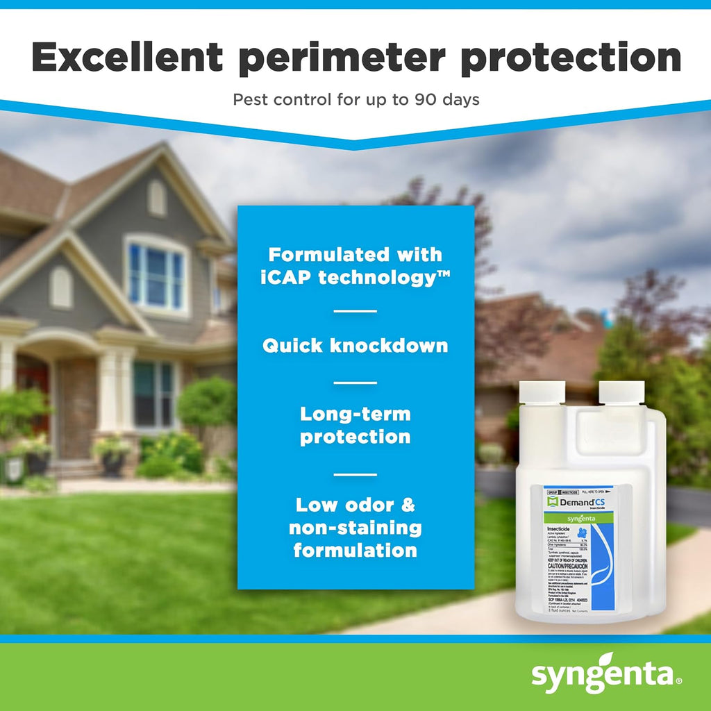 Syngenta 73654 Demand Cs Insecticide, 8Oz, Beige