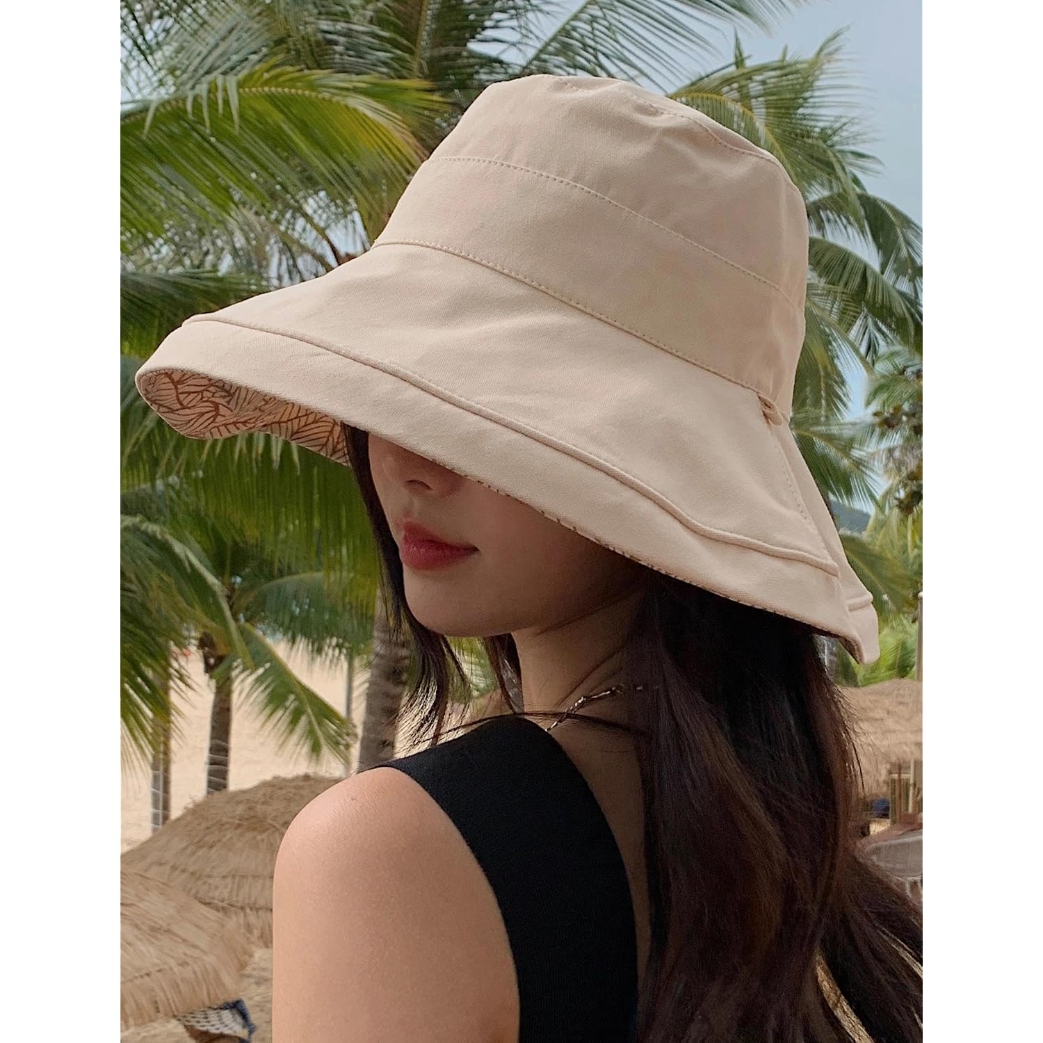 Farodor Women'S Reversible Bucket Hat Uv Protection Packable Travel Cap Wide Brim Sun Hats 2026
