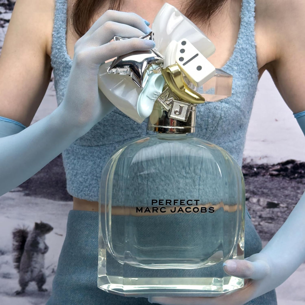 Marc Jacobs Perfect Eau de Toilette – Floral Women's Perfume – With Notes of Pink Peppercorn, Polygonum, White Daffodil & Cedarwood
