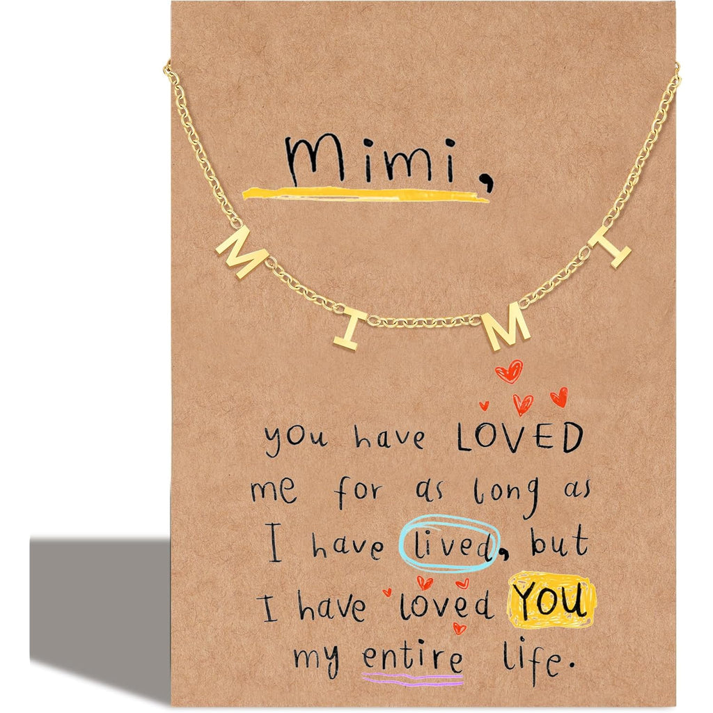 Necklaces Gift for Mother Aunt Auntie Grandma Gigi Nana Sister Mothers Day Pendant Necklace Birthday Christmas Gifts